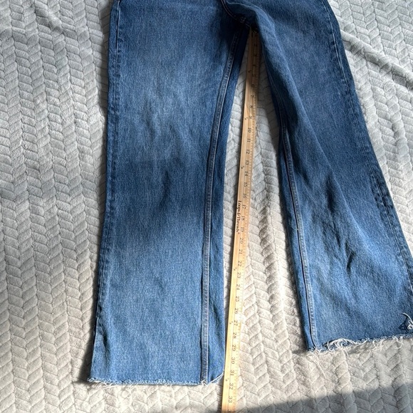 Zara Blue Flare & Wide Leg Jeans - Picture 4 of 9
